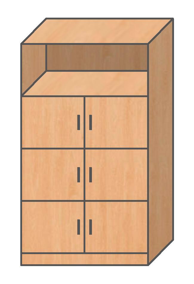 Szafa szkolna MS-5/6d